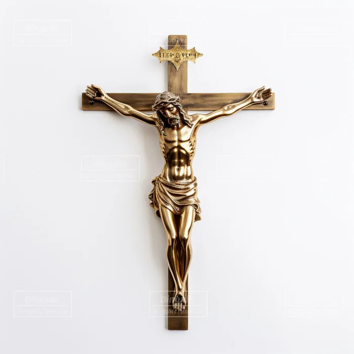 factory Wholesales High Quality Metal Crucifix Cross With Stand jesus christ cross for Home Office Church Christian Decor