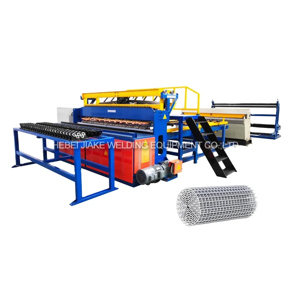 Automatic Roll Galvanized Welded Steel Rebar Wire Mesh Machine 3-6Mm