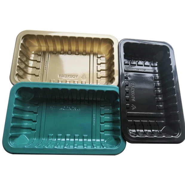 
Disposable Supermarket RPP/PP Food Packaging EVOH Plastic Fruit Vegetable Meat Packing Fresh Tray 