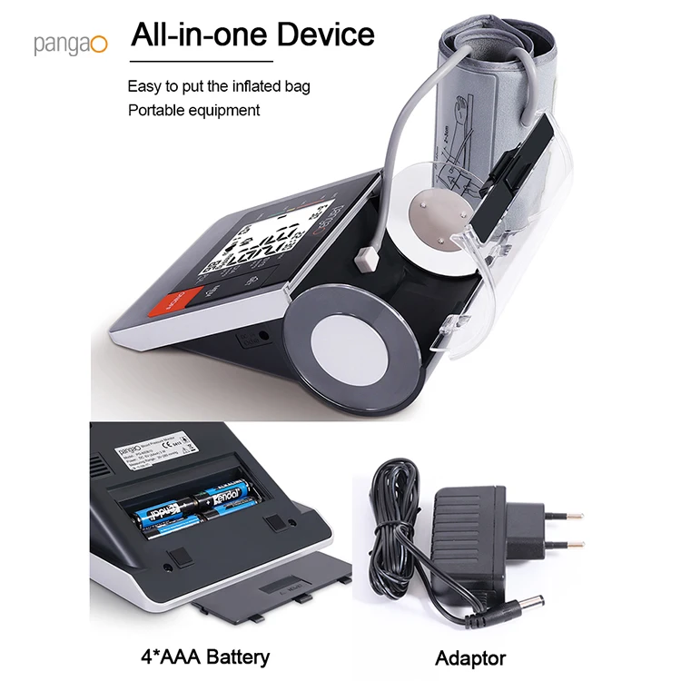 Сфигмоманометр Pangao для домашней больницы автоматический прибор измерения артериального давления