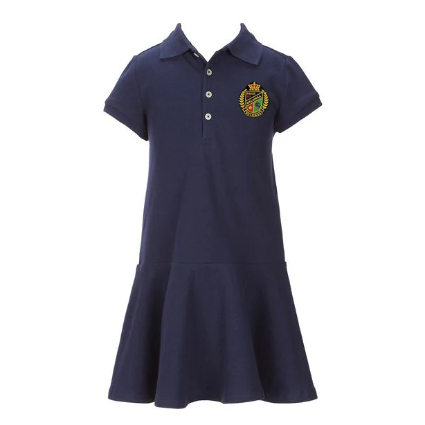 Free Custom Design Brand Girls Dress School Uniform For Girls Primary School Student Uniform Kids