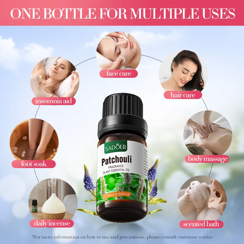 New Arrival SADOER Wholesale Essential Oil Organic Pure Natural Massage Private Label Aromatherapy Lavender Essential Oil Set