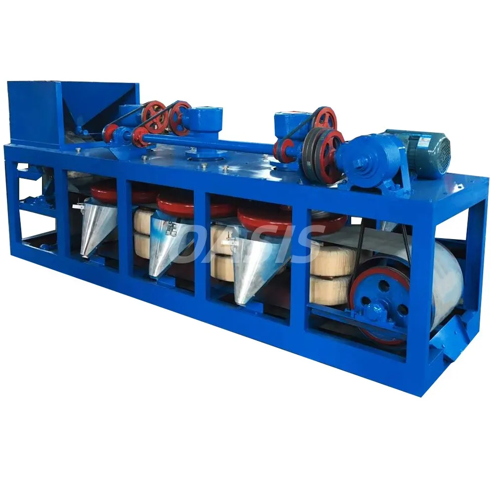 Three Disc Magnetic Separator for Zircon/Iron Mineral Mining 3 Disk Magnetic Separator Equipment