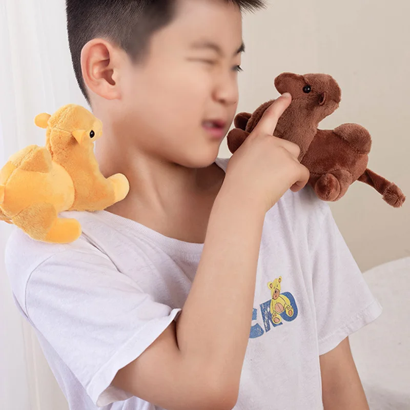 Magnetic Shoulder Plush Custom 15cm Cute Camel Toy Shoulder Standing Trendy Accessories Factory Sale Shoulder Plush