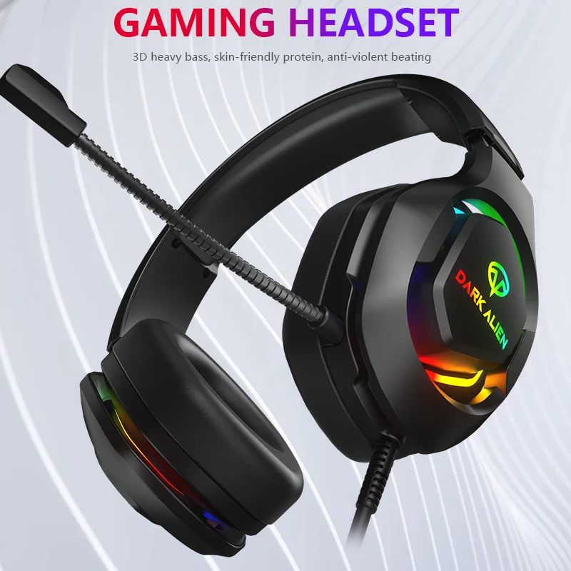 E600 7.1 surround game headset USB headband game audifono noise reduction game headset