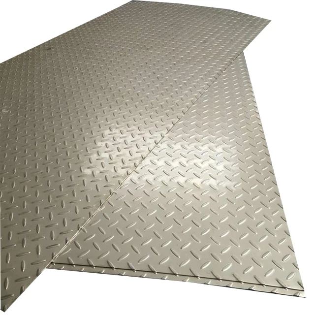 Cold Rolled 201 Cold Rolled / Hot Rolled Antiskid Stainless Steel Checkered Sheet Non Slip Plate Factory Price Japan / Chile