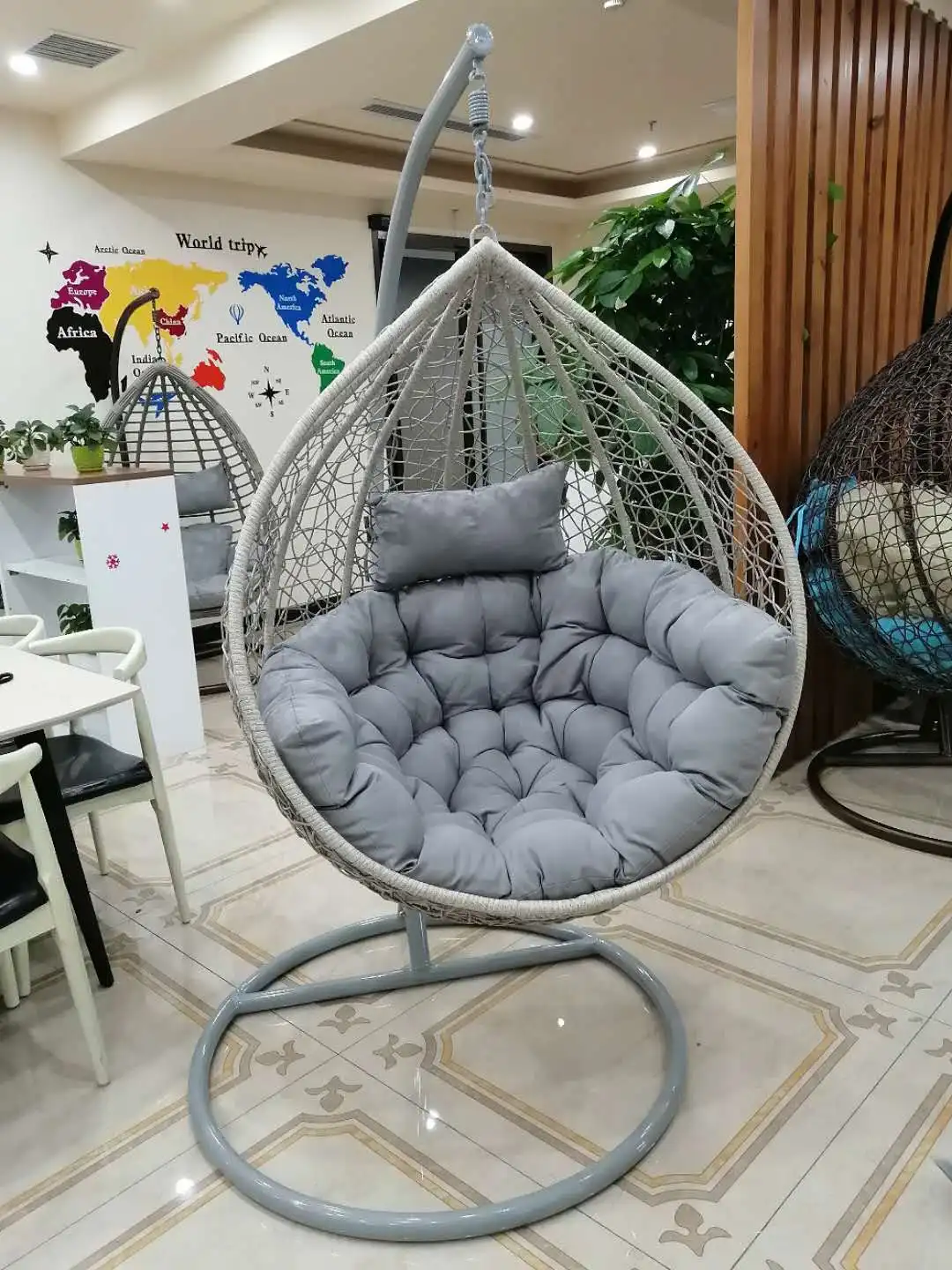 Low Price swing chair with metal stand baby swing bouncer rocking chair