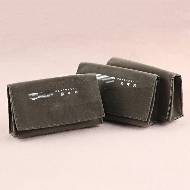 Luda custom velvet watch pouch bag suede jewelry packaging for jewelry bag pouch