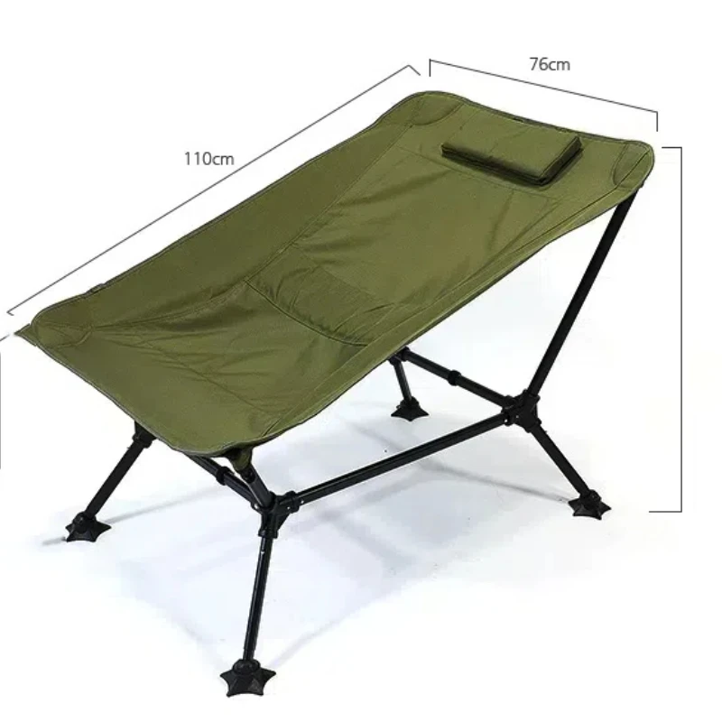 Solid color Oxford cloth folding chair Metal Solid fishing chair Ultra light portable leisure custom beach chair