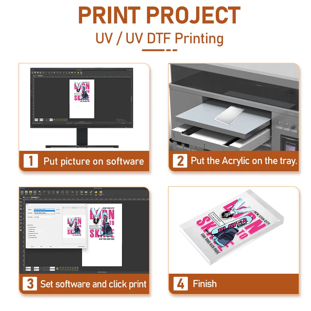 Fully automatic uv printing machine imprimante uv grand format inkjet printers image uv printer 4060 for round bottle