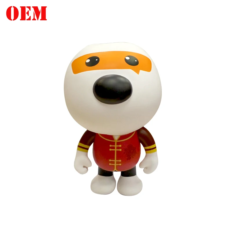 Cartoon Dog PVC Material 3D Custom Action Figure For Wholesale
