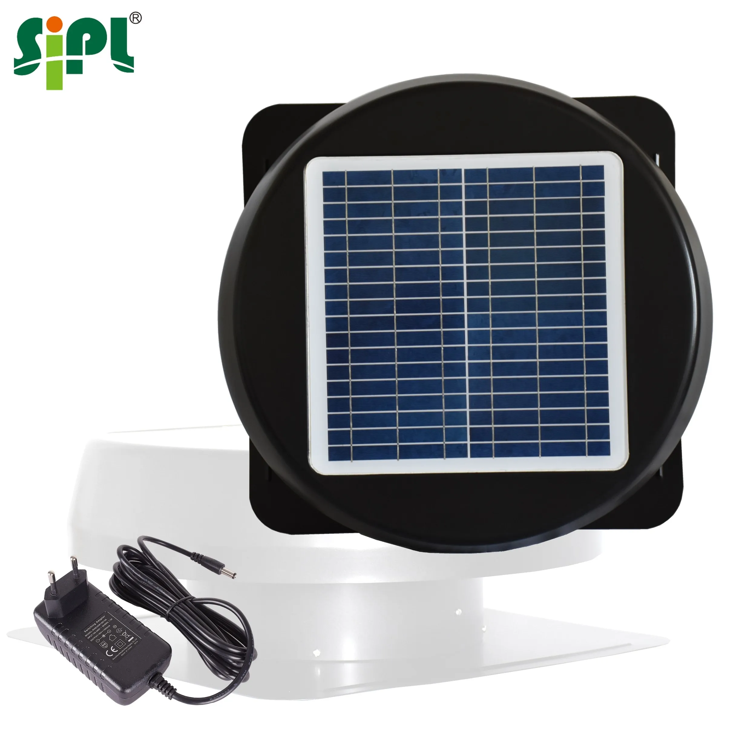 7 Blades Axial Flow Roof Turbine Air Blower Eco Ventilation Attic Gable Fan Tools Solar Panel Powered DC Electric Heat Extractor