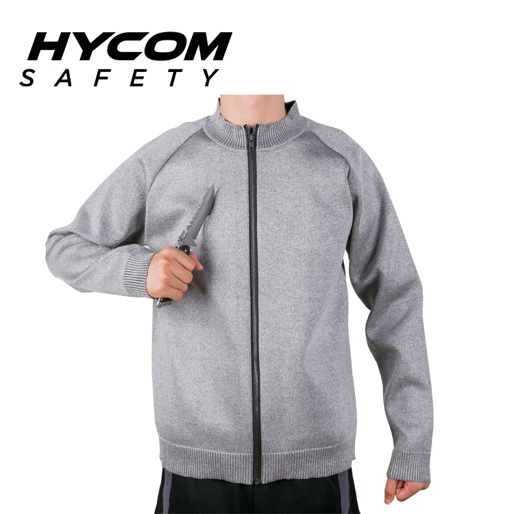 Easy take off Anti Cut Stab Cut Proof Protection Clothing with zippers