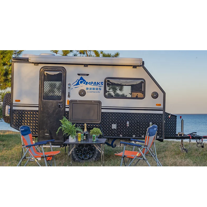 COMPAKS RV Fully furnished camping caravan travel trailer