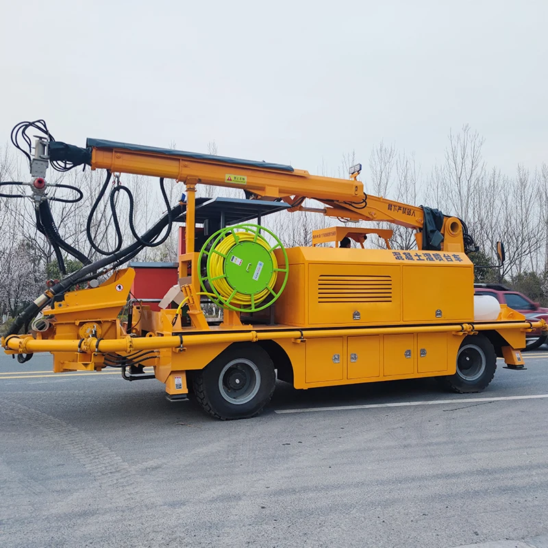 Tunnel Engineering Concrete Spraying Machinery Wet Mix Concrete Shotcrete Machine