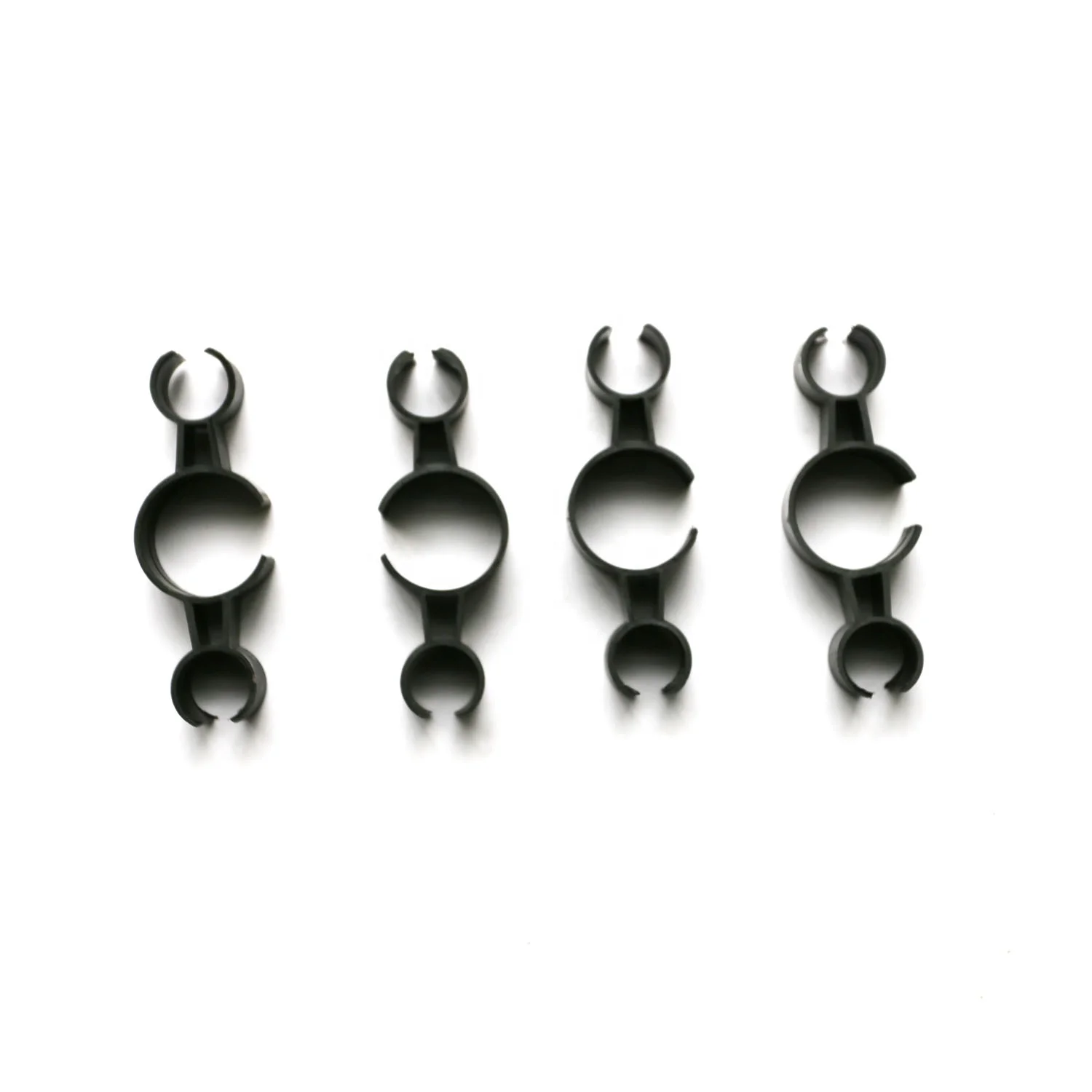 Black double ice fountain candle holder clip for champagne bottle birthday sparkler fireworks