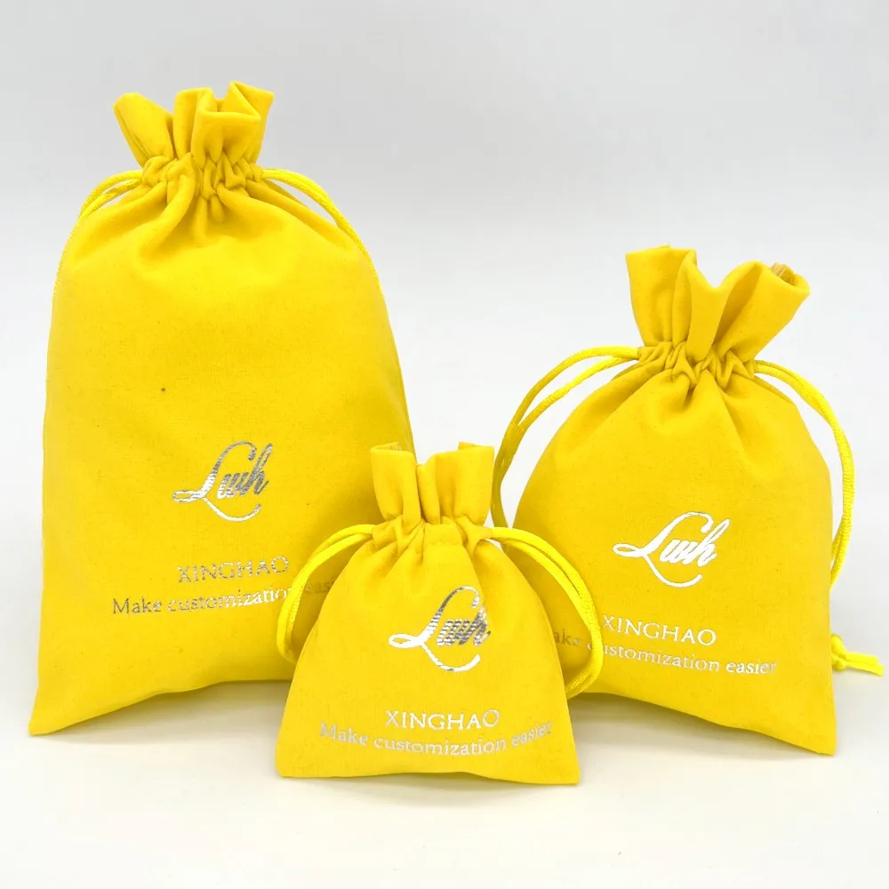 custom leather suede microfiber clear small jewelry packaging velvet drawstring pouch with logo insert ribbon