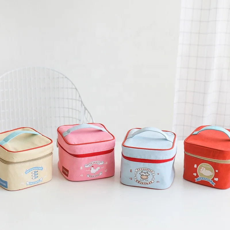  Outdoor Insulated Tote Cooler Food Bag Non Woven Lunch For Office Lady And
