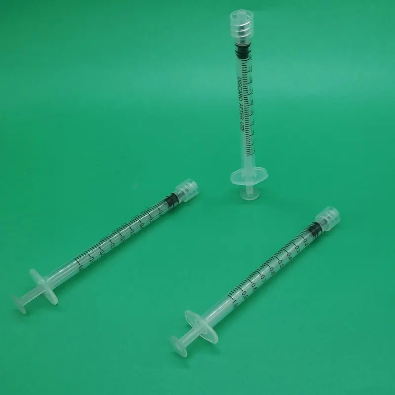 Factory Price  medical sterile 3parts disposable syringe with CE&ISO