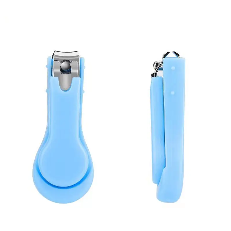 2pcs Cute Safety Baby Nail Trimmer Set with Nail Scissors & Clipper for Nail Care Manicure