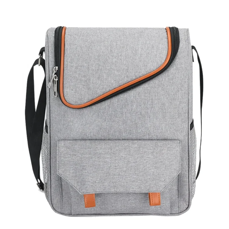 Wholesale Oxford aluminium Three Portable Shoulder Strap Lunch Cooler Beach Picnic Insulated  Wine Tote Bag