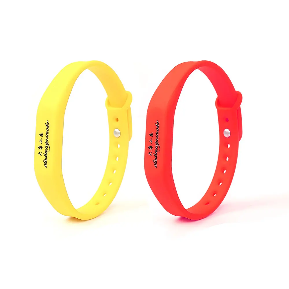 Adjustable Passive RFID Wristband price Silicone RFID Wristband / Bracelet NFC TAG Waterproof Smart RFID Band