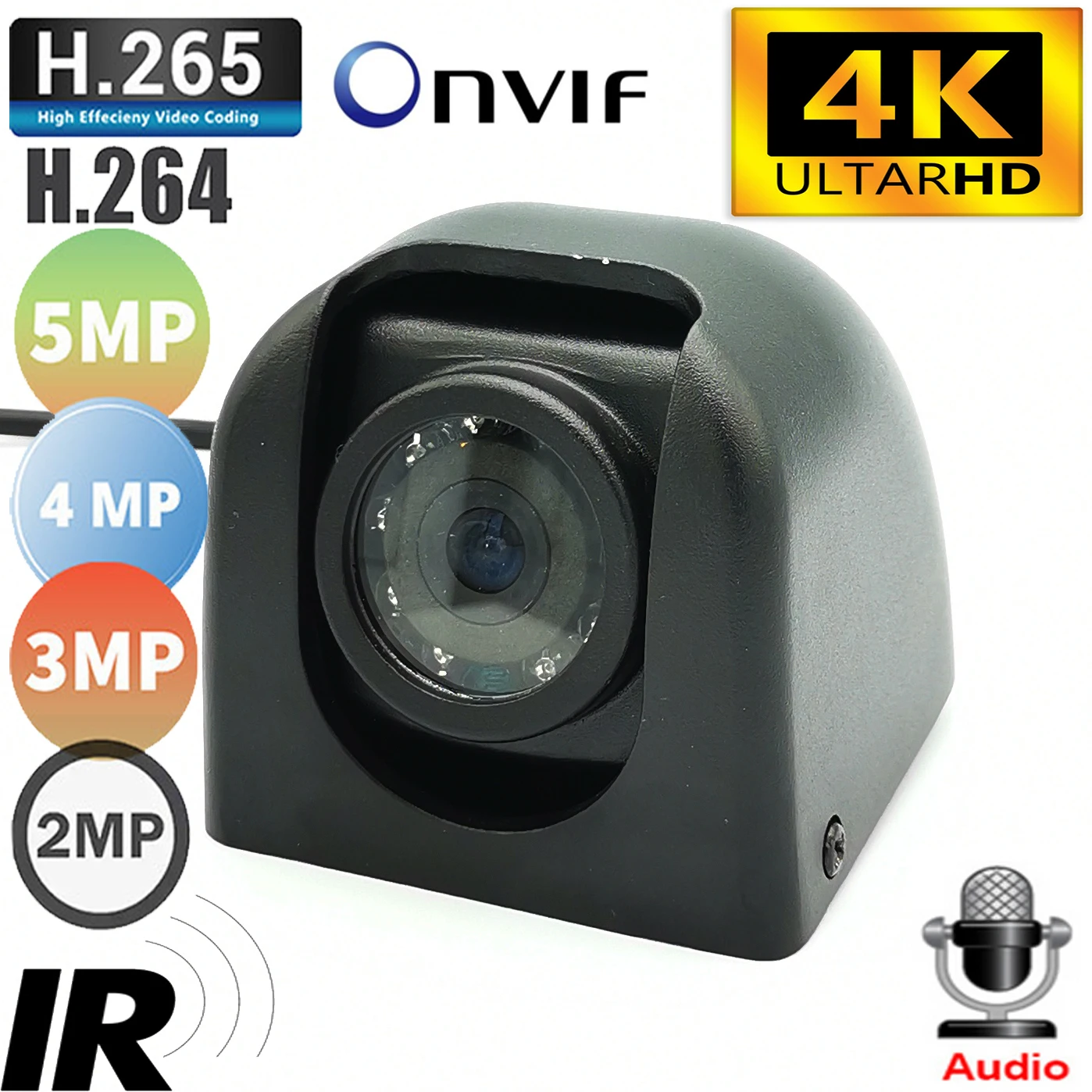 4K 8MP 5MP 3MP 2MP 1.3MP 1MP Security CCTV Waterproof  940NM IR Mini POE IP Camera P2P Surveillance Camera SD Card Slot