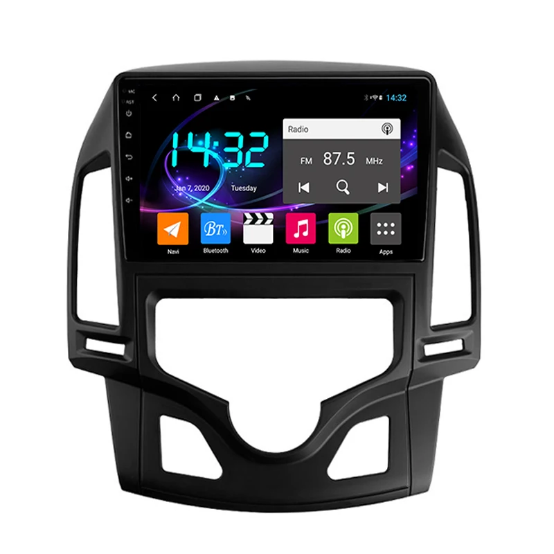 Автомобильный Dvd-плеер Mg3, Android 10, Gps-навигация для Hyundai I30 2007-2012, автомобильный Dvd-плеер с Gps, цифровым тв