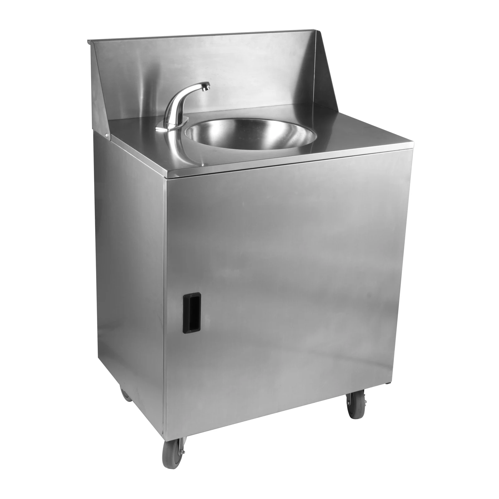 Outdoor Mobile Standing Stainless Steel Wash Hand Station Portable Wash Basin Sink portable sink with cabinet With Tank