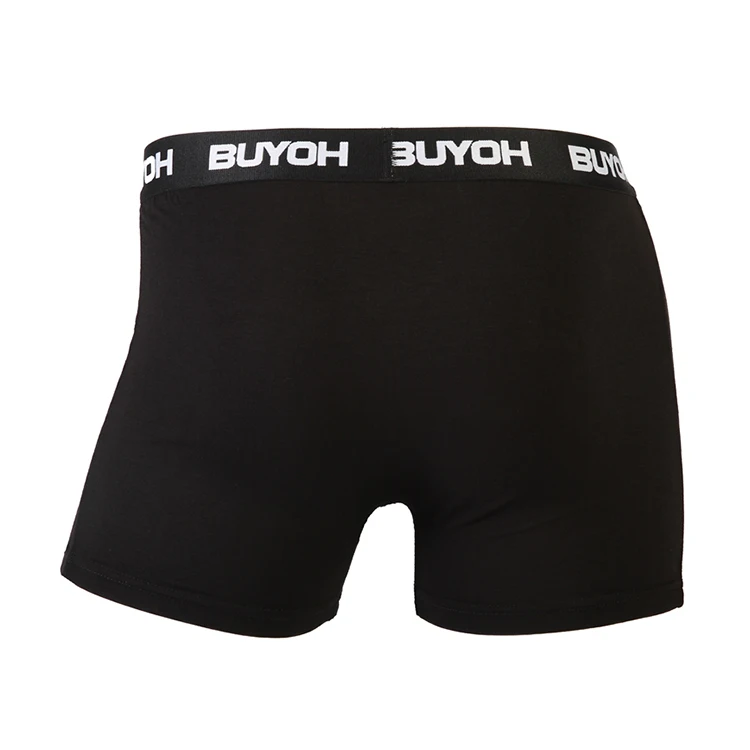 Slim custom breathable elastic fabric boxershorts men brand panties underwear trunks mens cotton boxer shorts