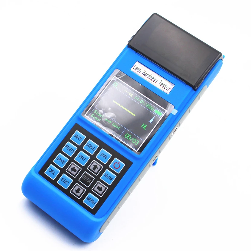 Gold supplier China 170 960HLD 17.9 69.5HRC measurement range Portable leeb hardness tester with printer