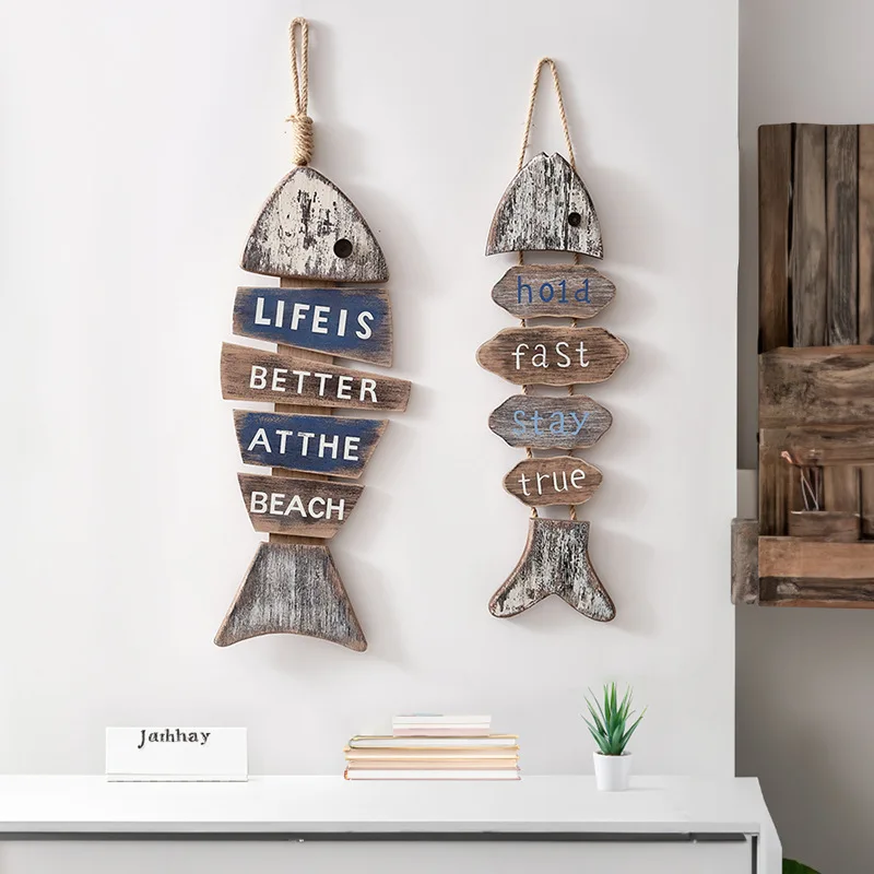 Hot Cafe Design Cutout Decorative 3D Wooden Wood Wall Sign Blackboard Hot Hanging Planter Display Kitchen Office Wedding-Rope