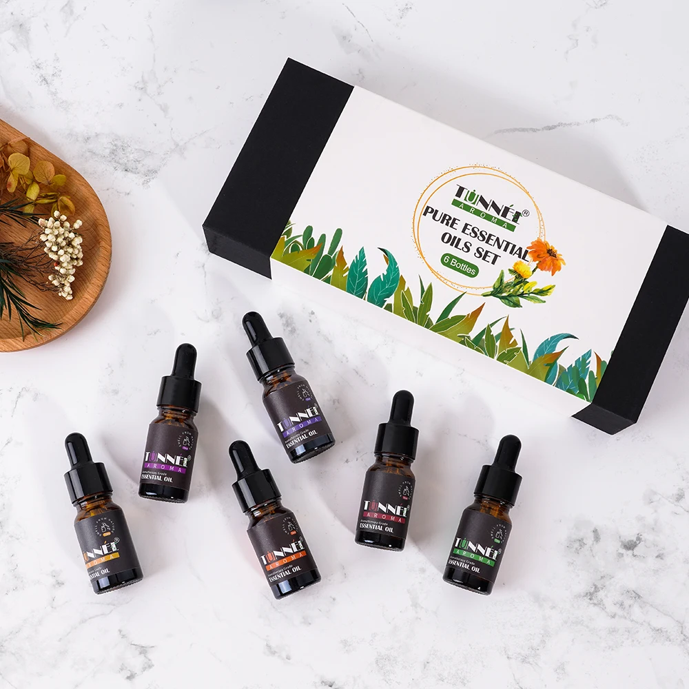 Manufacturer supply wholesale bulk price essential oil private label set pure essential oil gift set essential oil set for diffu