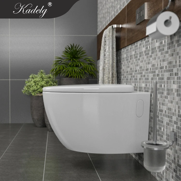 Chaozhou Factory White Wall Mounted Sanitary Ware Toilet WC Suspendu