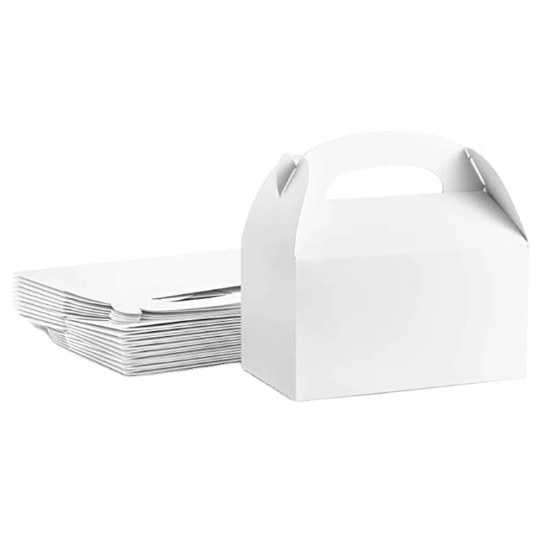 Eco-friendly Disposable Take-away Cardboard Foldable Picnic Paper Food Packaging Box