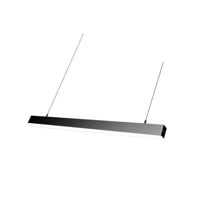 
HLINEAR LP6060-2500 Hanging Aluminum Linear Pendant Light Aluminum Suspended Hanging Ceiling Lamp 
