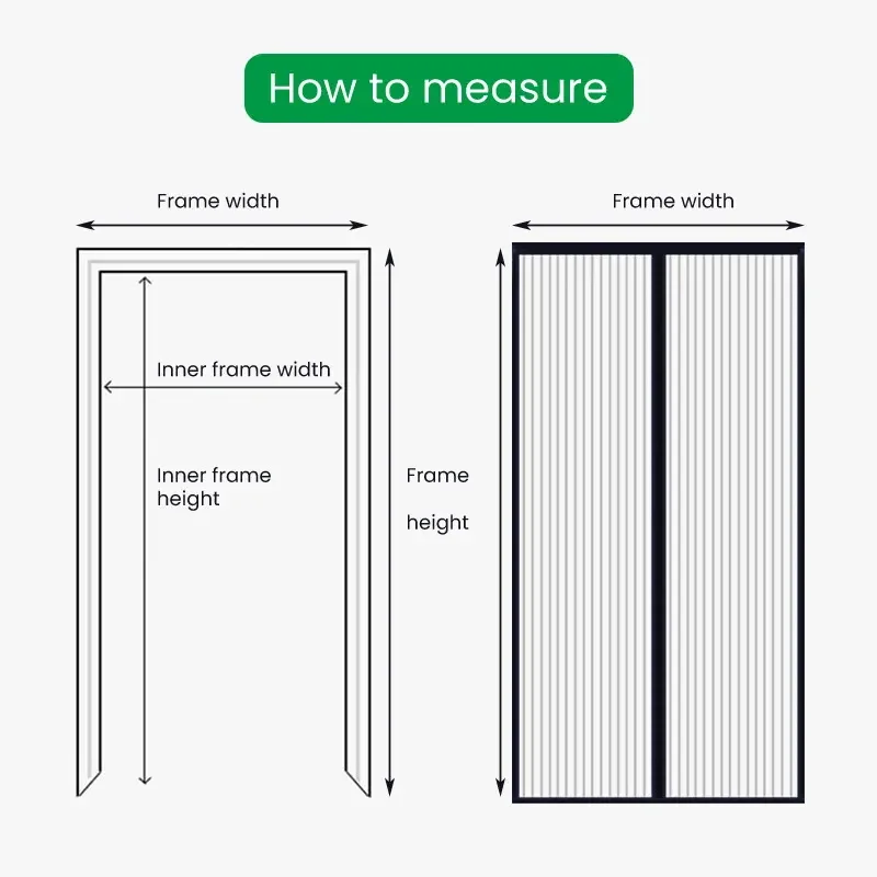 Cross border hot sale mosquito screen door mesh curtain magnet fasteners magnetic door curtain with hook and loop