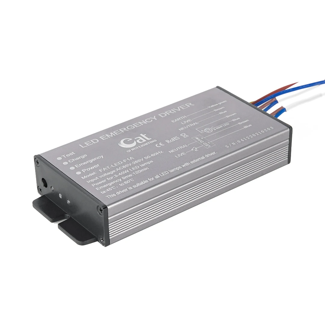 CE ROHS Certified Aluminum LED Emergency Conversion Kit Output Power 5W-60W AC 85-265V 50/60Hz Multiple Frequencies