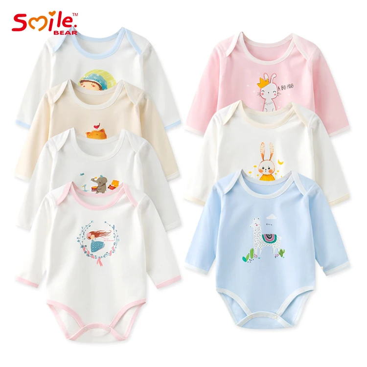 
Smile Bear Newborn Boy&girls Clothes Kids Clothing Jumpsuit Cotton Baby Rompers 