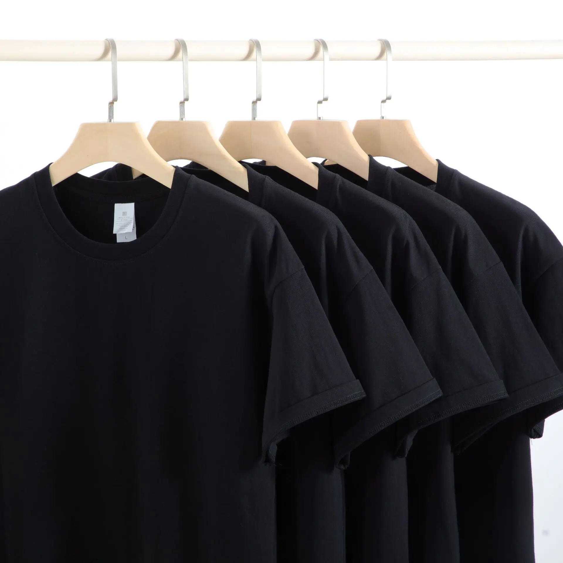 NADANBAO Custom 230g T-shirts Logo Pattern Heat Press Embroidery DTG Screen Printing High Quality Pure Cotton Unisex T-shirts