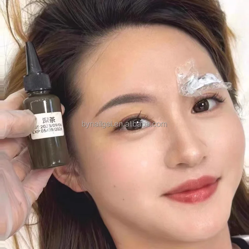 Free sample ! Private label pmu pigment 15ml Semi permanent makeup tattoo ink for eyebrow,eyeliner,lips