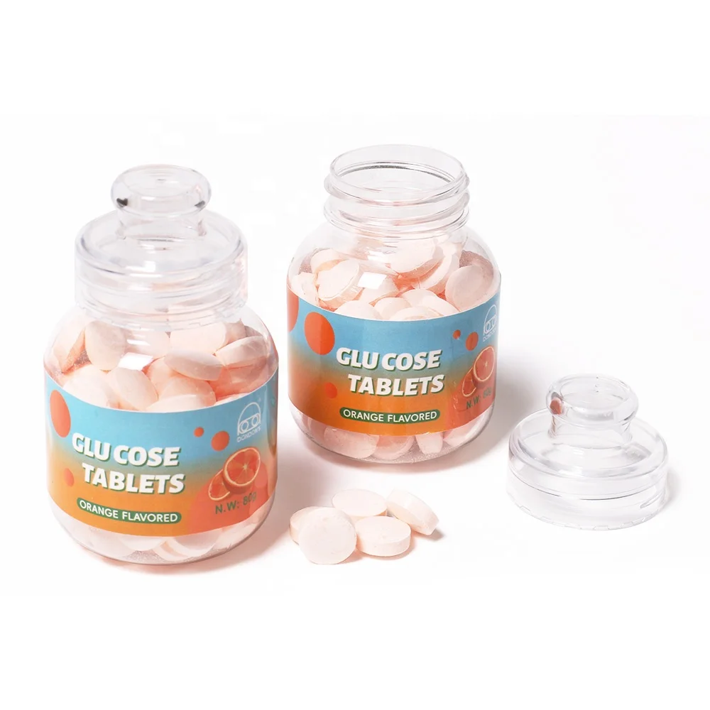 80g fruity candy confectionery sour candies sweets vitamin c candy  in plastic jar for children