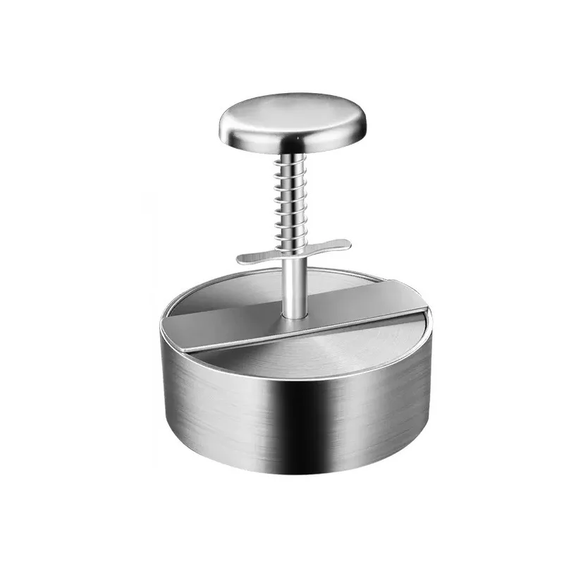 2024 Trending Good Price Home Kitchen Stainless Steel Non-Stick Hamburger Patty Maker Cooking Mould Meat Press Burger Press