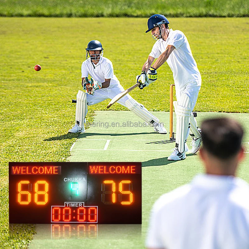 Jhering Quality Wholesale Infrared Basketball Scoreboard Remote Control Digital Poster for Home Guest LED Tennis Game Clock