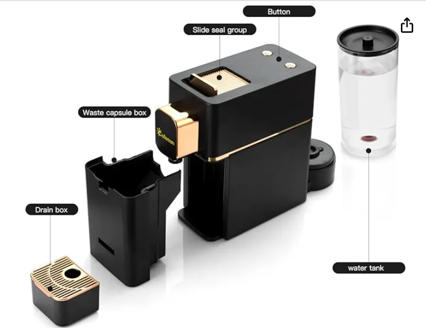 Mini Espresso Coffee Machine for Capsules Compatible with Nespresso Machine Espresso Maker