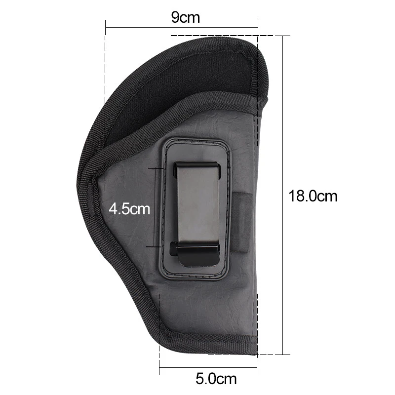 Custom Logo PU Leather Tactical Concealed Carry Holster Gun Holster