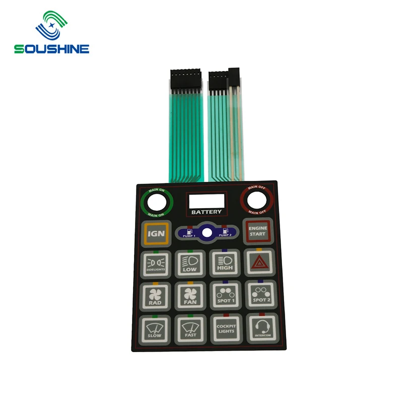 Waterproof Keypad 3x4 Matrix 20 Key Membrane Switch Keypad Access Control China Manufacturer