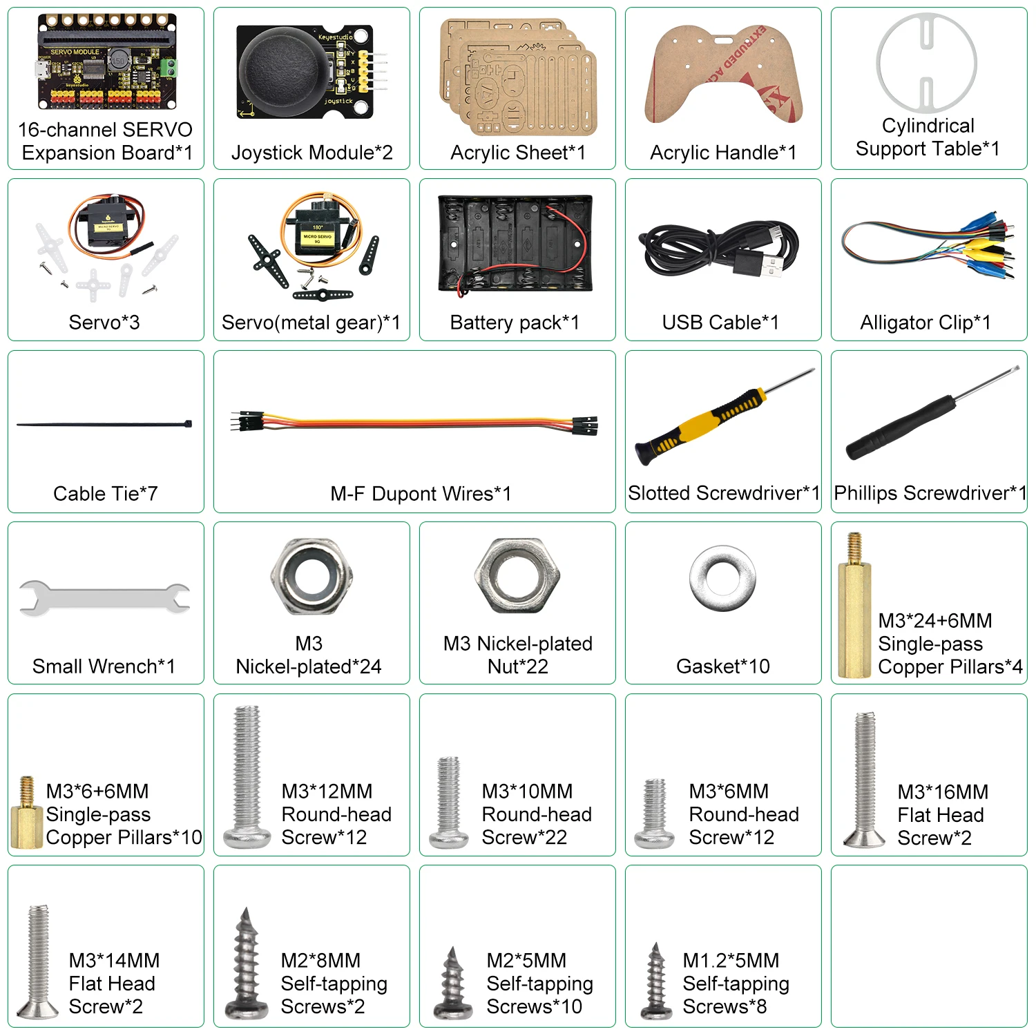 4 DOF  Micro Bit Robot Arm Learning Kit