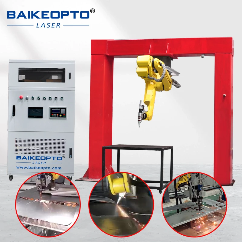 3000 Вт 3D FANUC робот для лазерной резки Автоматическое оборудование
