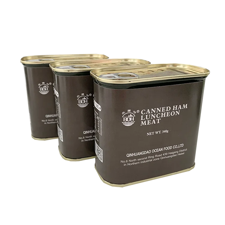 Military Quality Instant Outdoor Food Canned Ham Luncheon Meat 340g